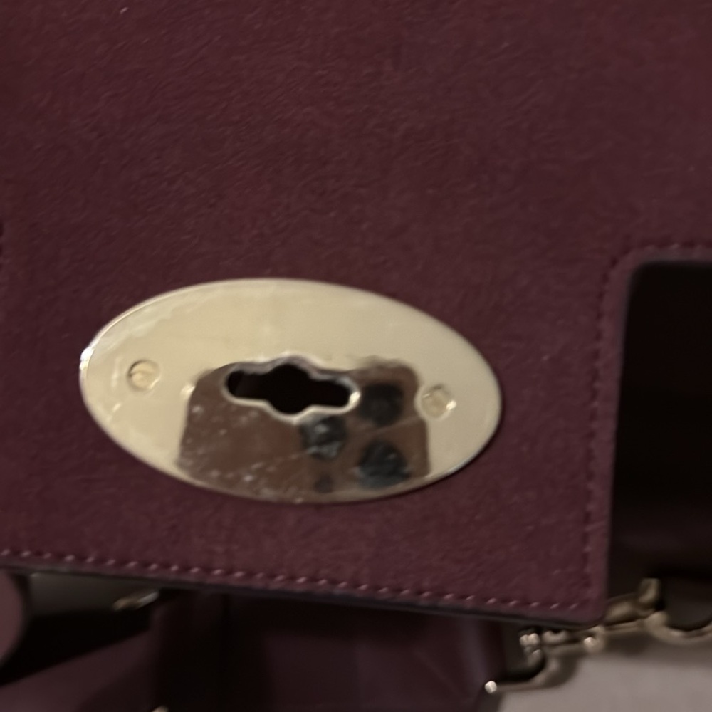 MULBERRY Calfskin Studded Medium Cara Delevingne Convertible Satchel in Oxblood - Picture 17 of 17